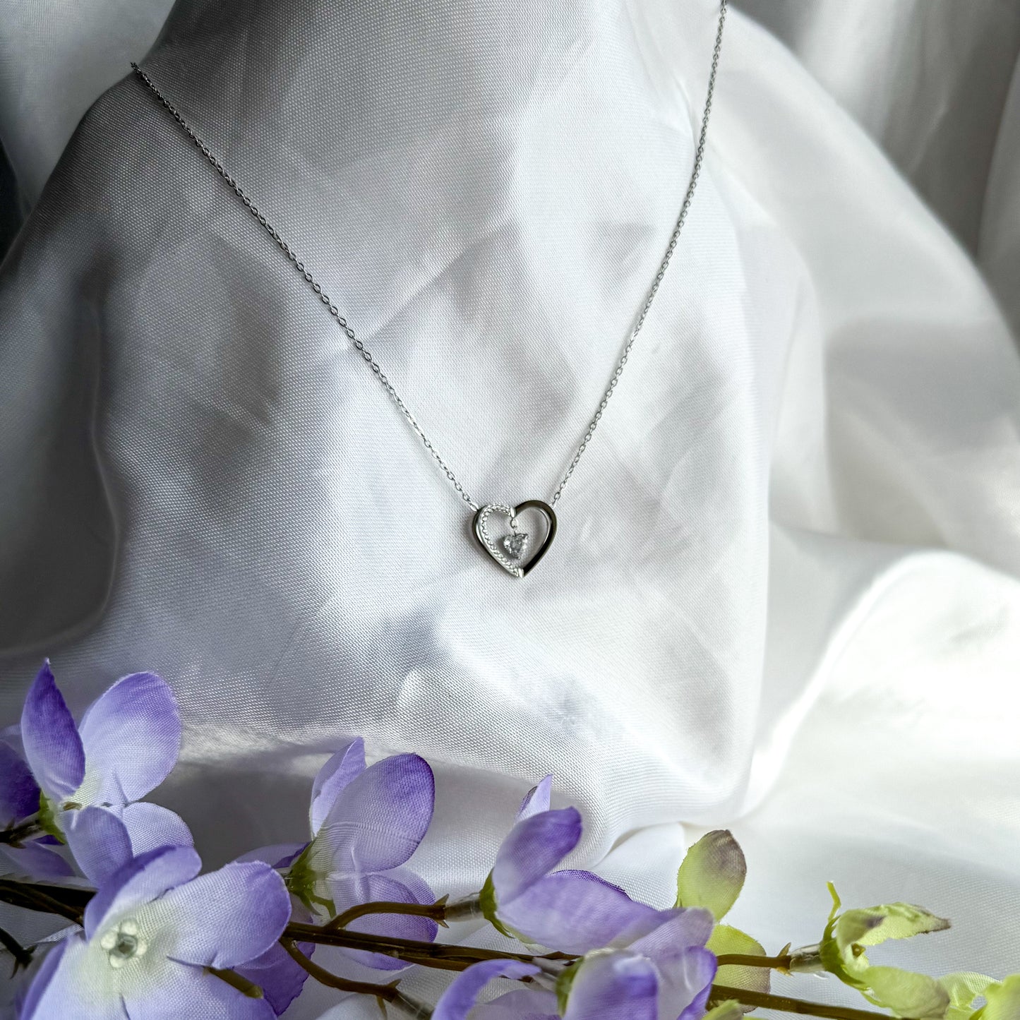 Collana Cuore punto luce