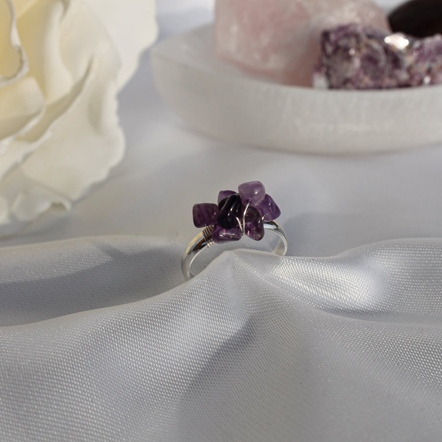 Anello pepite di pietre