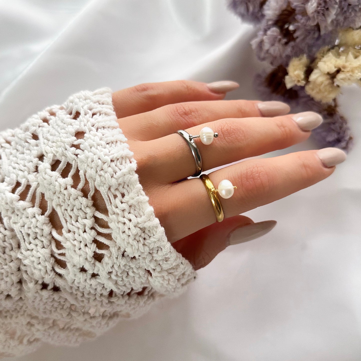 Anello Perla