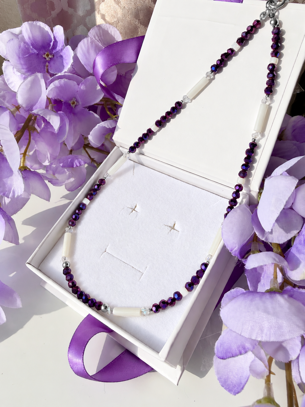 Collana Rubis Silver