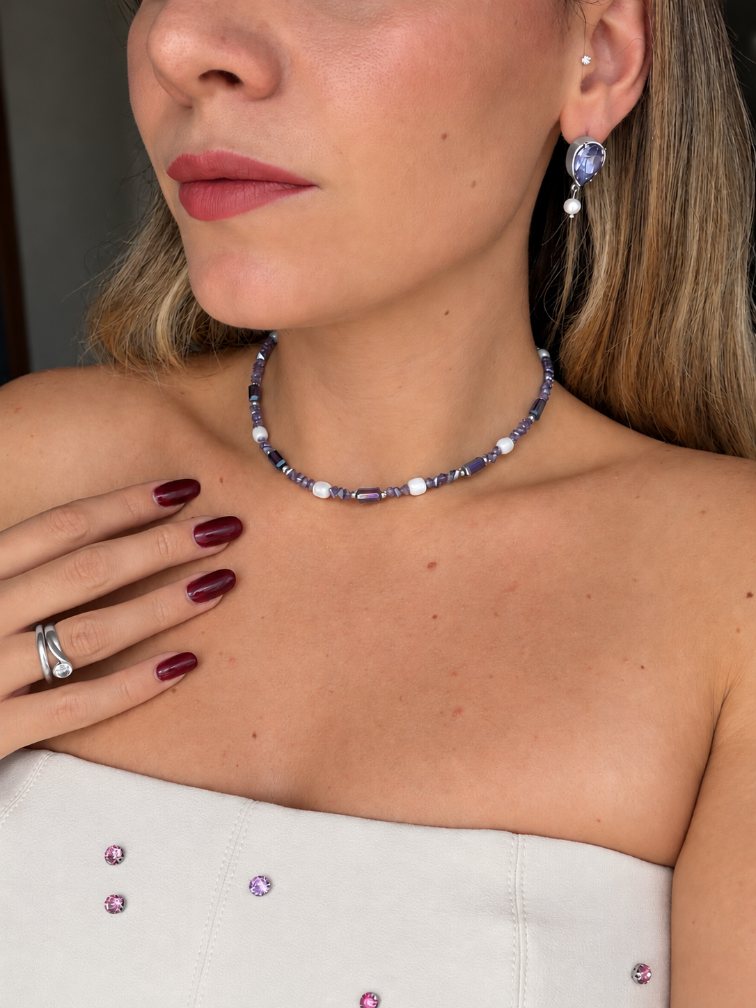 Collana Améthyste Silver