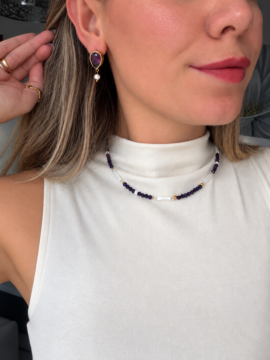 Collana Rubis Gold