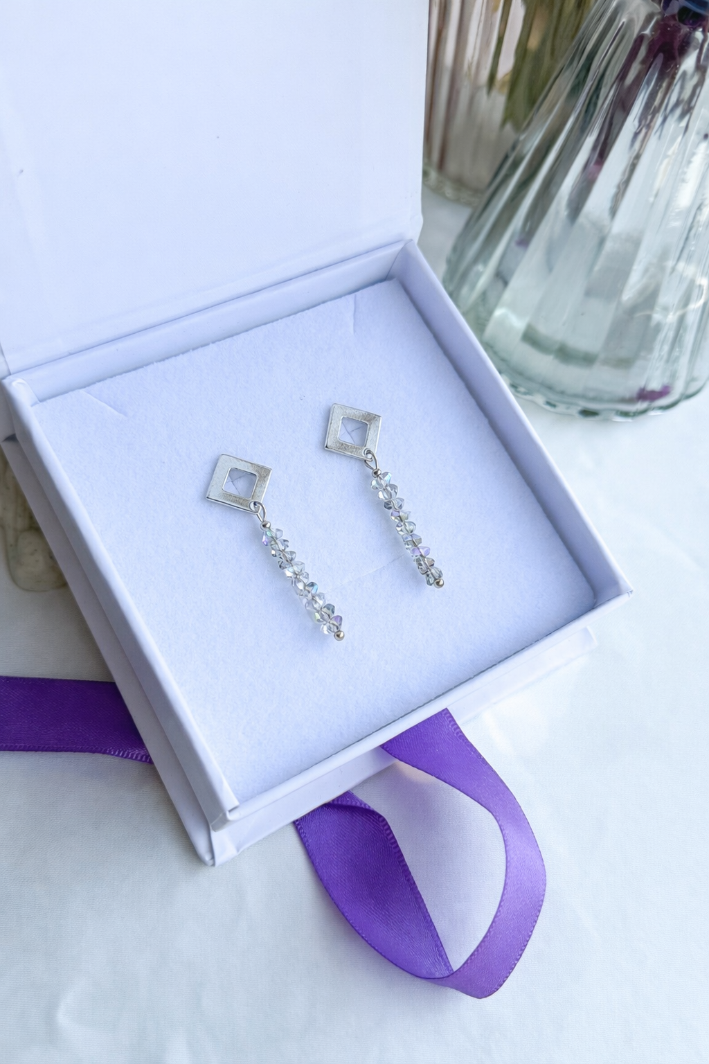 Orecchini Aurora Boreale Silver