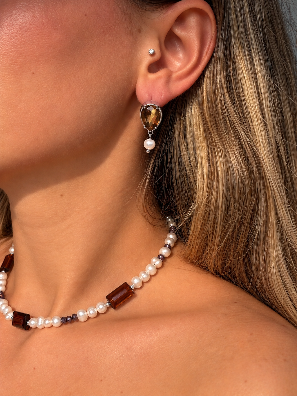 Orecchini Ambre Silver