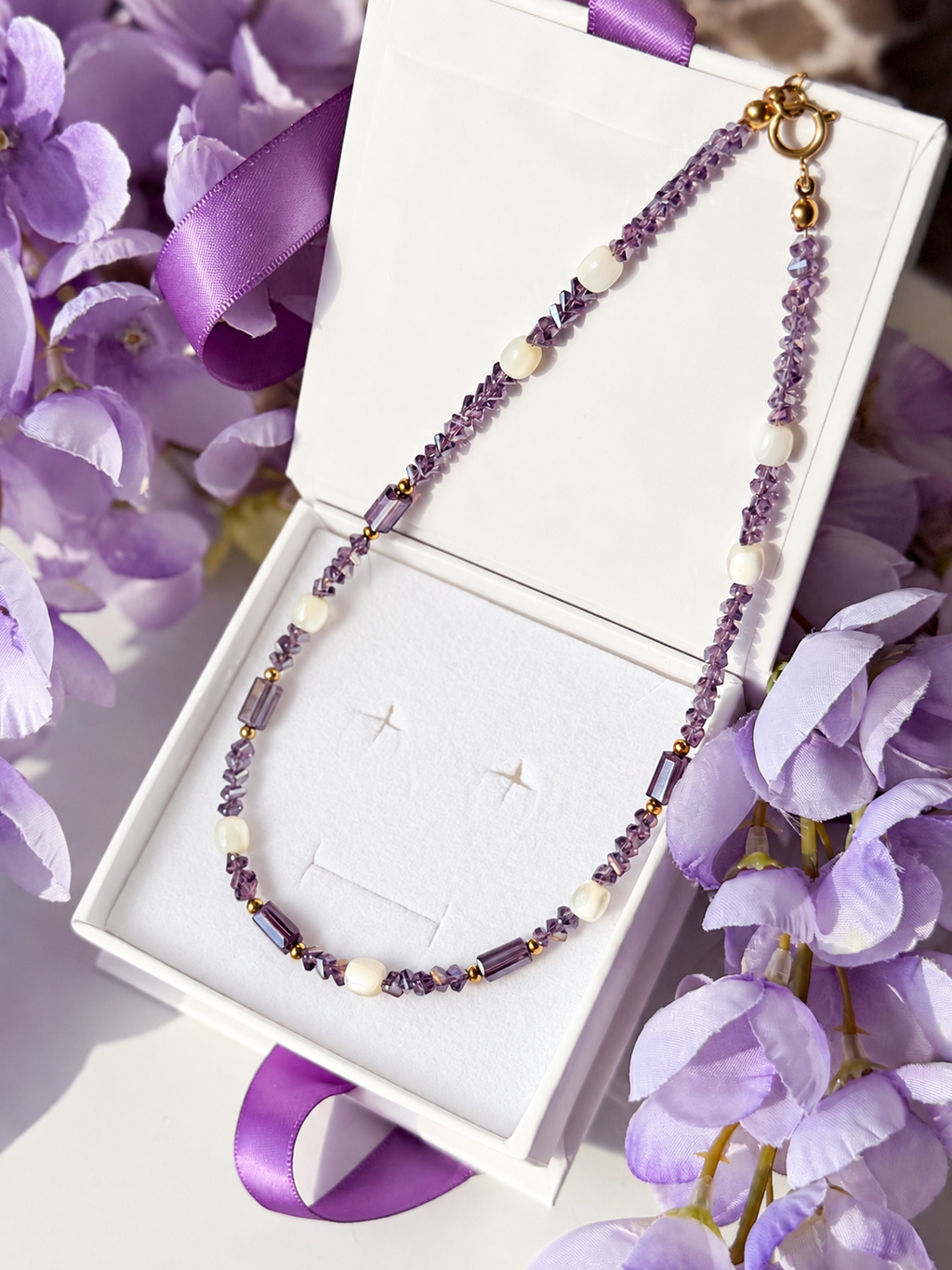 Collana Améthyste Gold