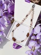Collana Ambre Silver