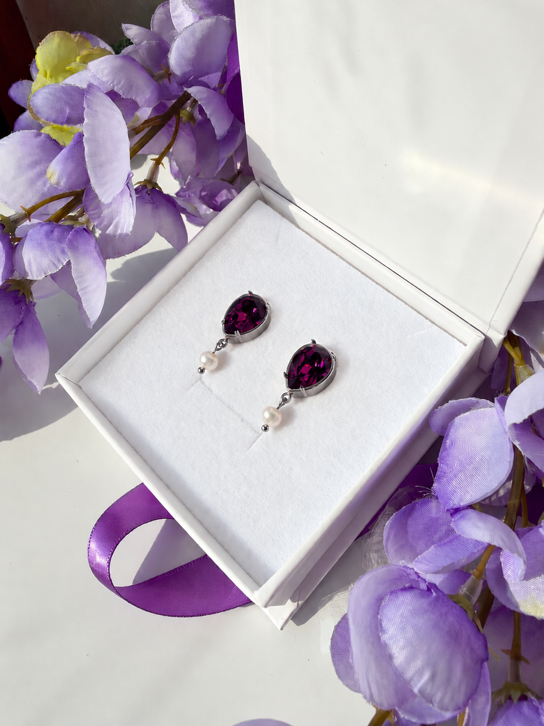 Orecchini Rubis Silver