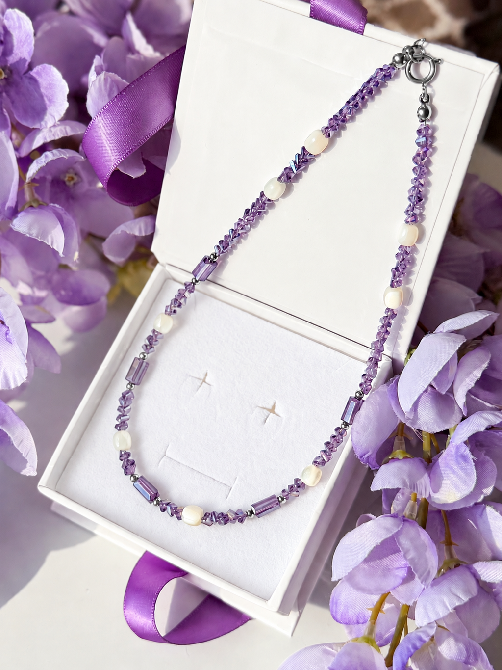 Collana Améthyste Silver