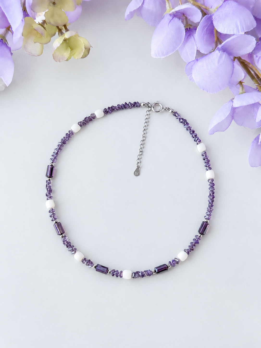Collana Améthyste Silver