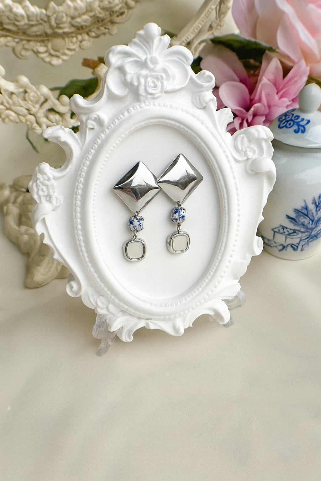 Orecchino Arita Silver