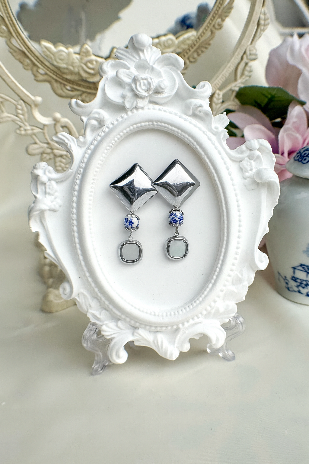 Orecchino Arita Silver