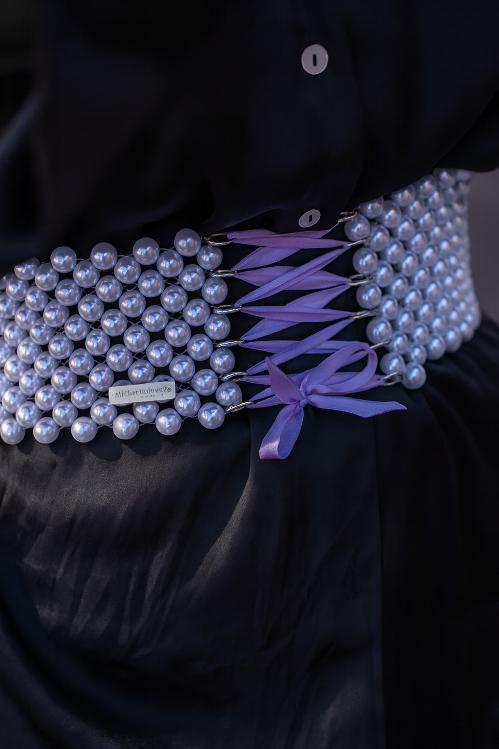 Cinturone Perle Silver