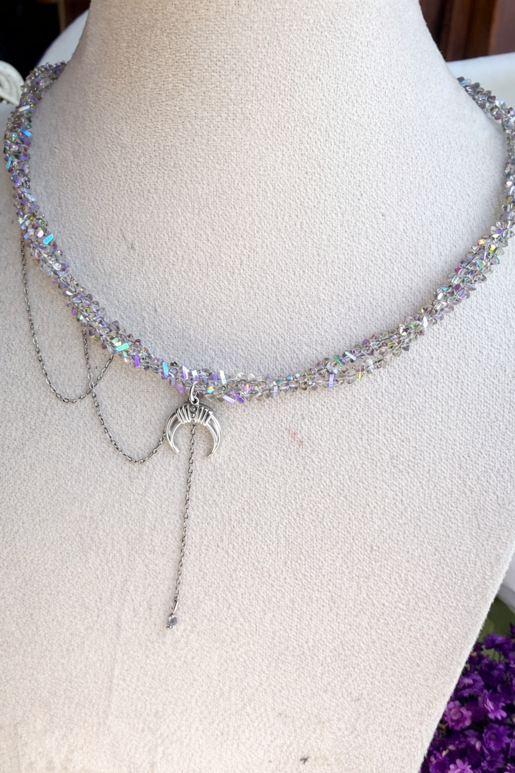 Collana Aurora Boreale Silver