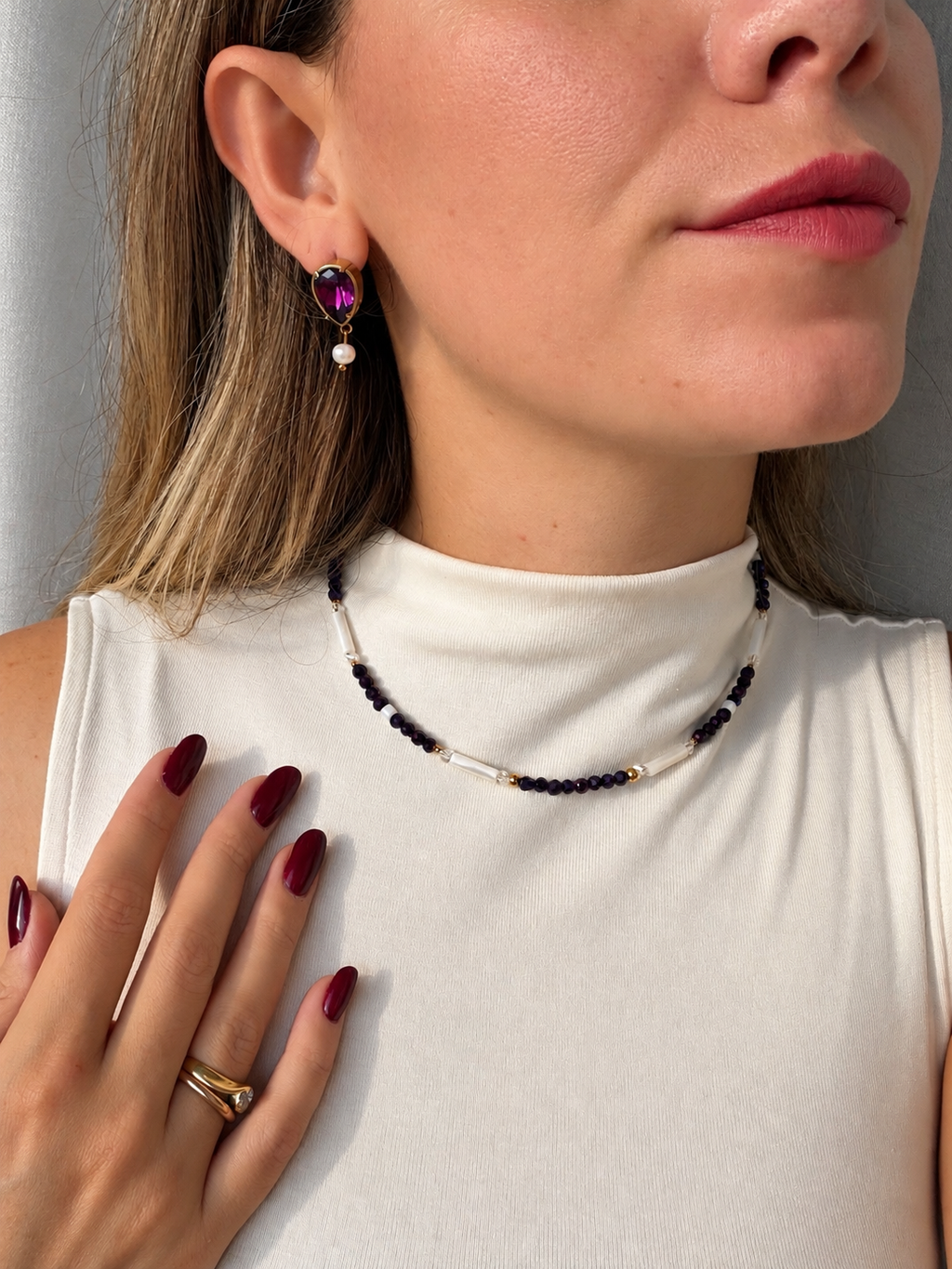 Collana Rubis Gold