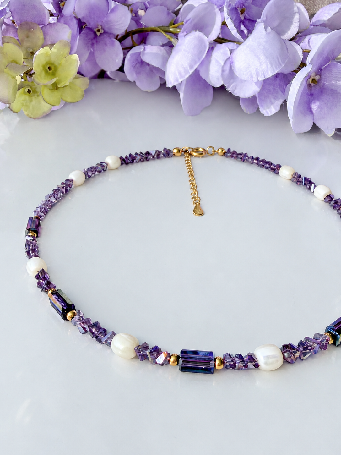 Collana Améthyste Gold