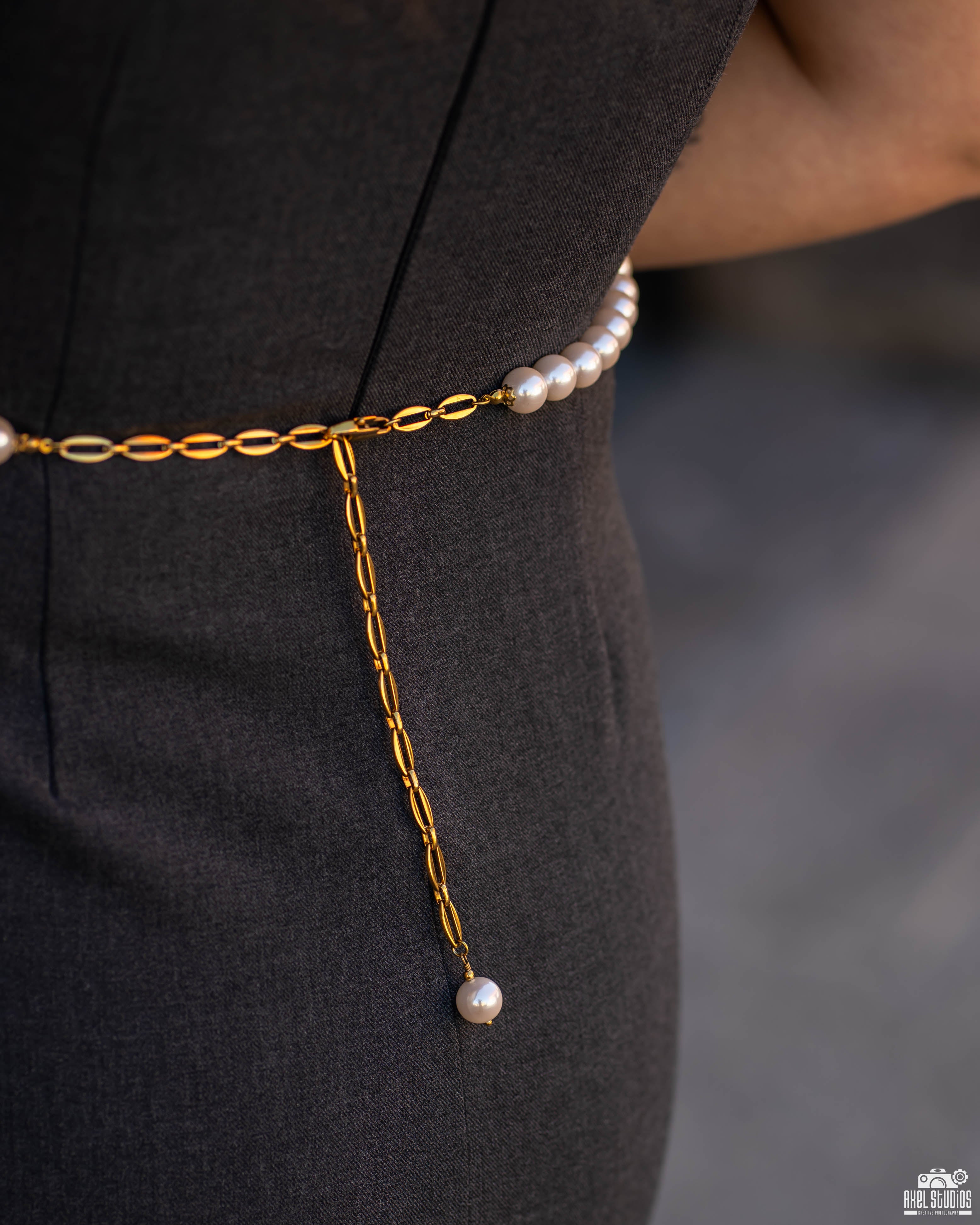 Cintura perle anni '80 Oro