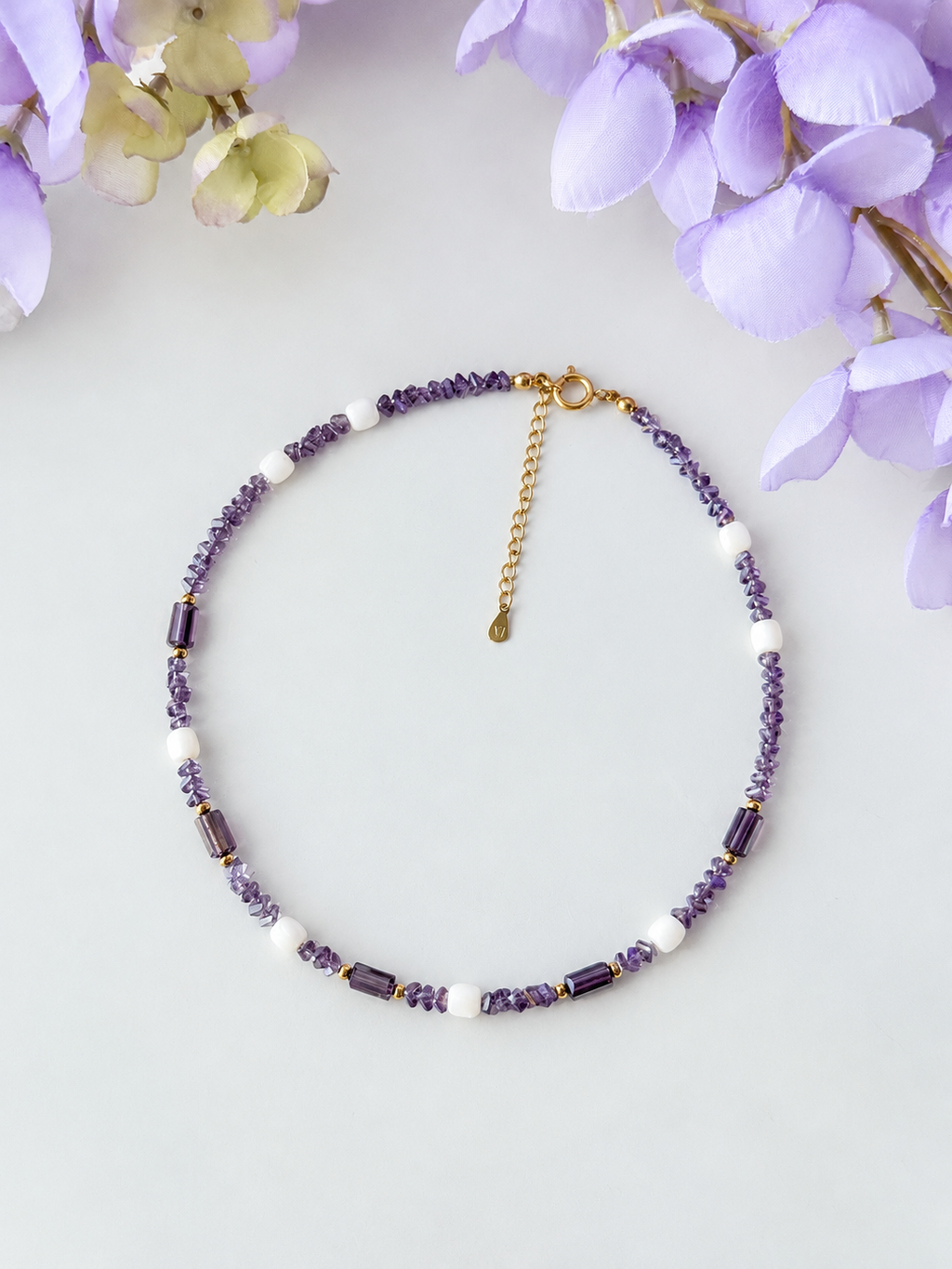 Collana Améthyste Gold