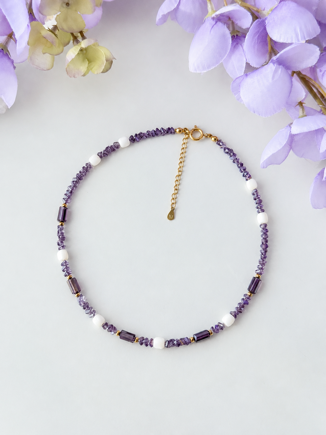 Collana Améthyste Gold
