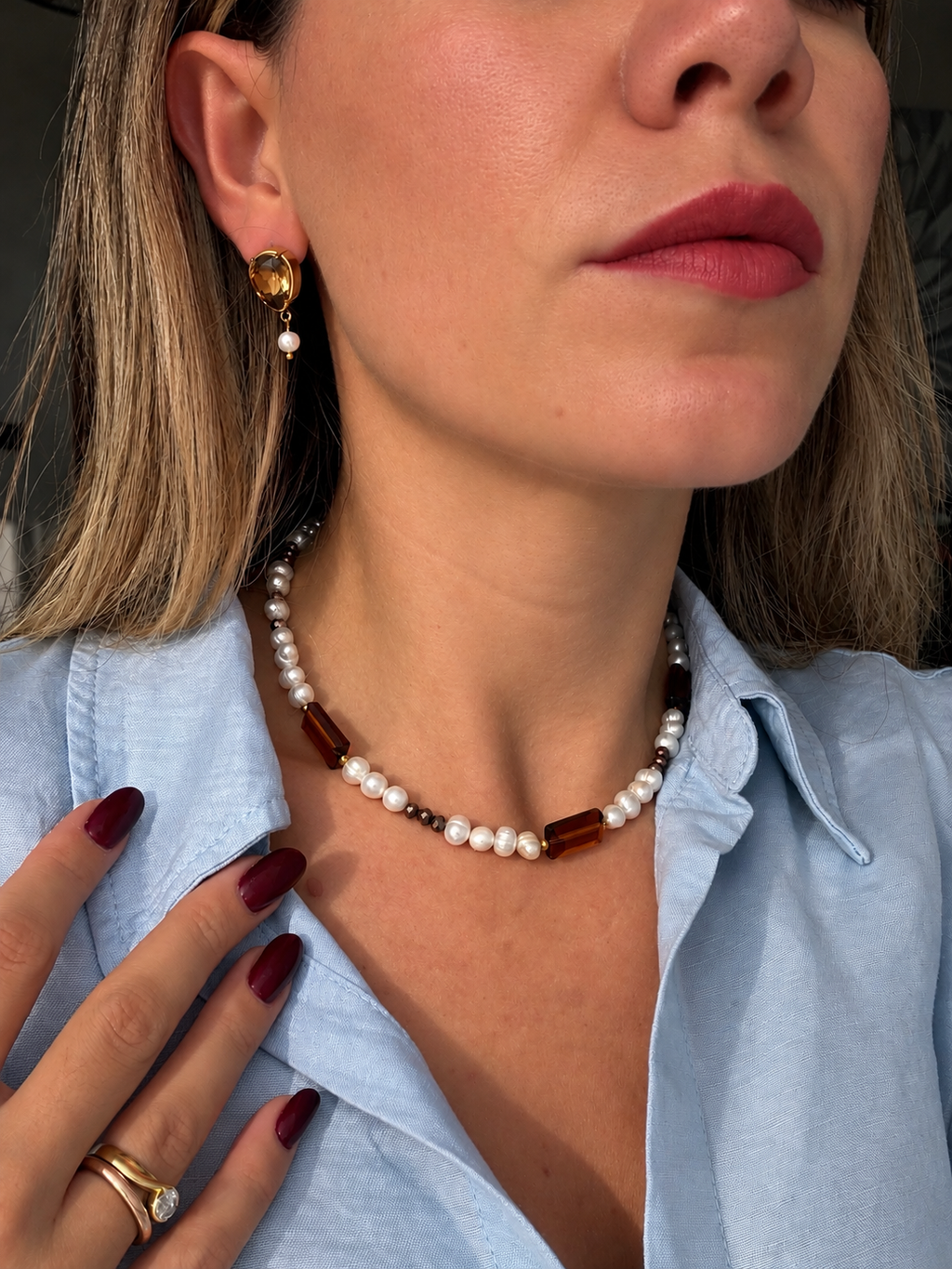 Collana Ambre Gold