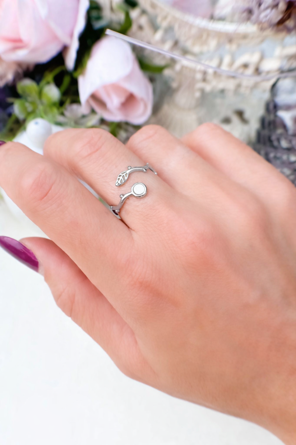 Anello Sakura Silver