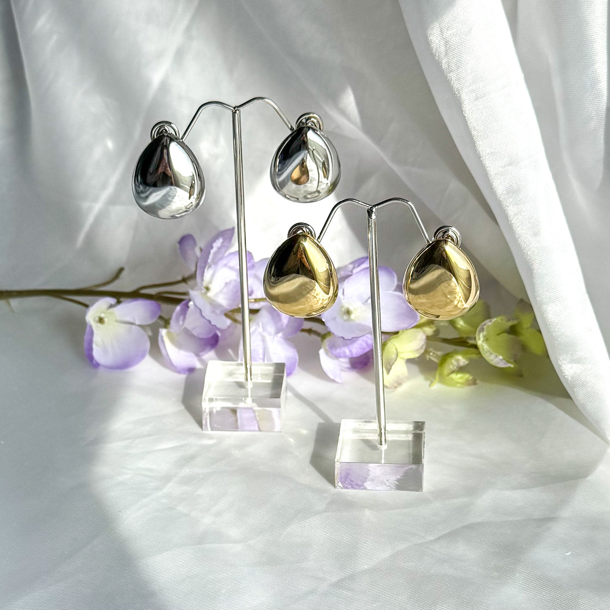 Orecchini Goccia Bombati