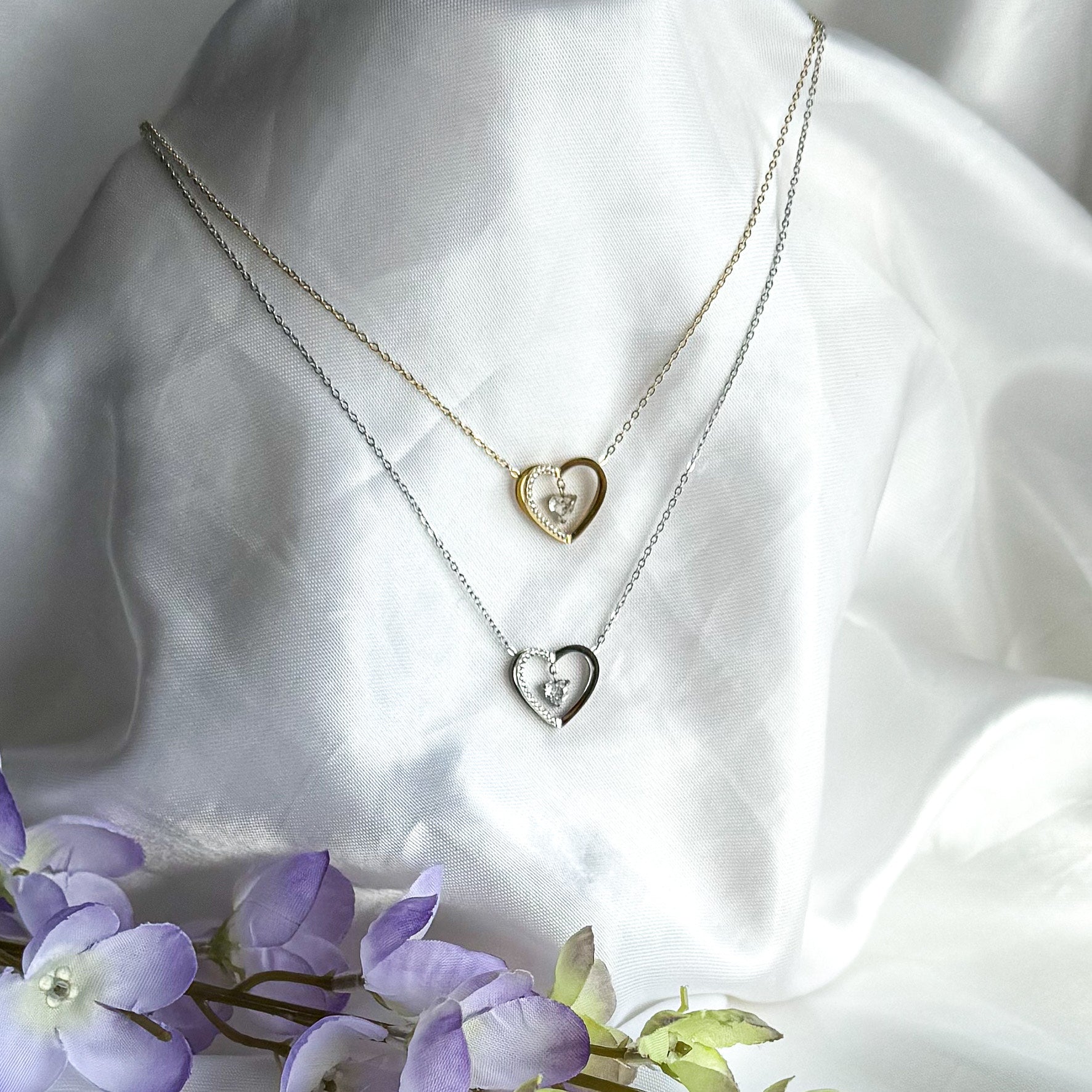 Collana Cuore punto luce