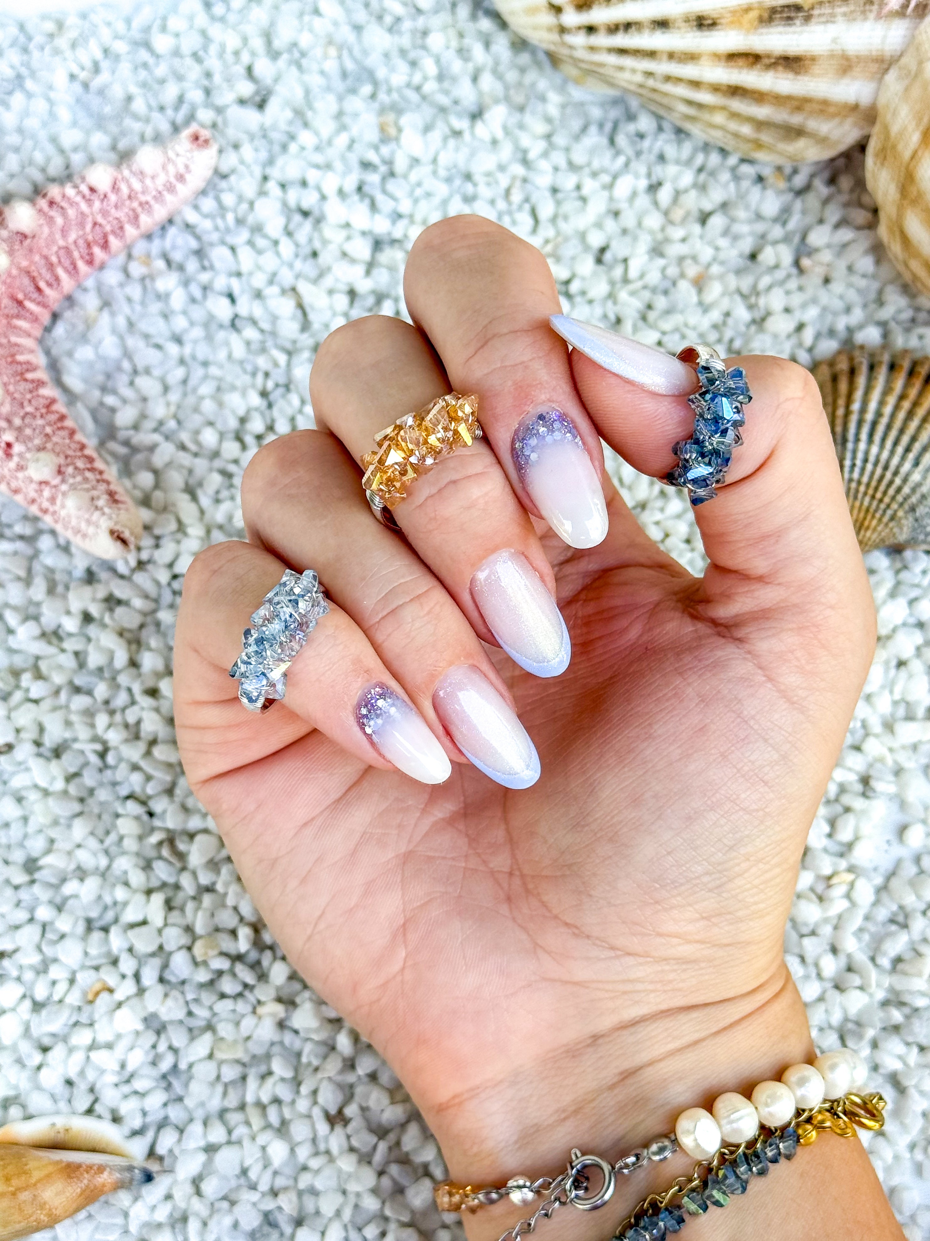 Beige Tide Ring 