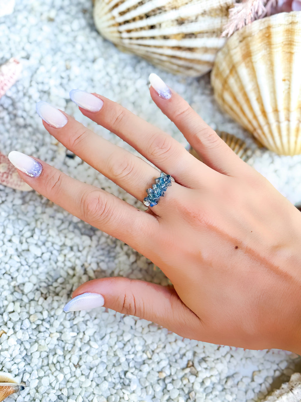 Beige Tide Ring 