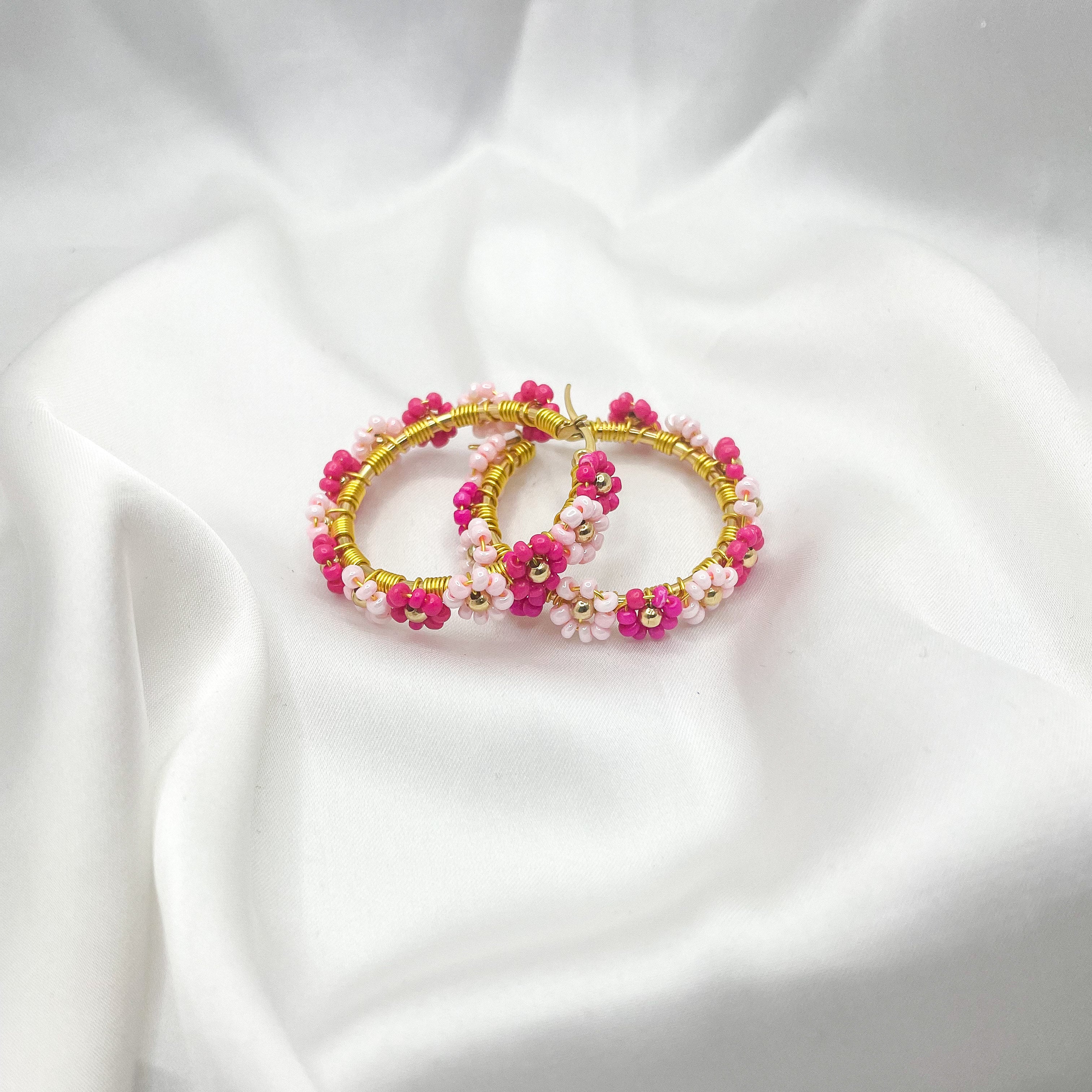 Hoops Flower gold 35mm