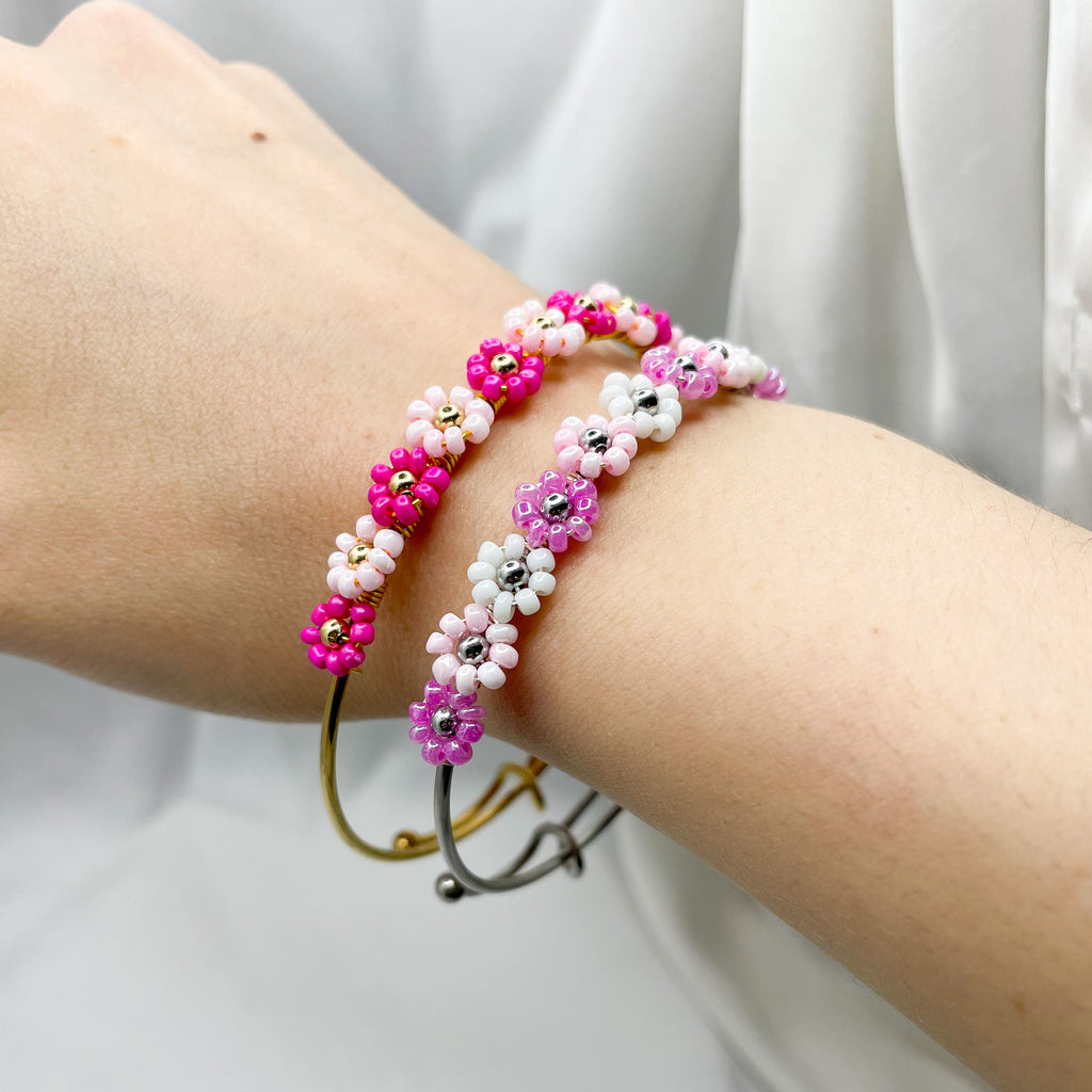 Bracciale rigido Flower