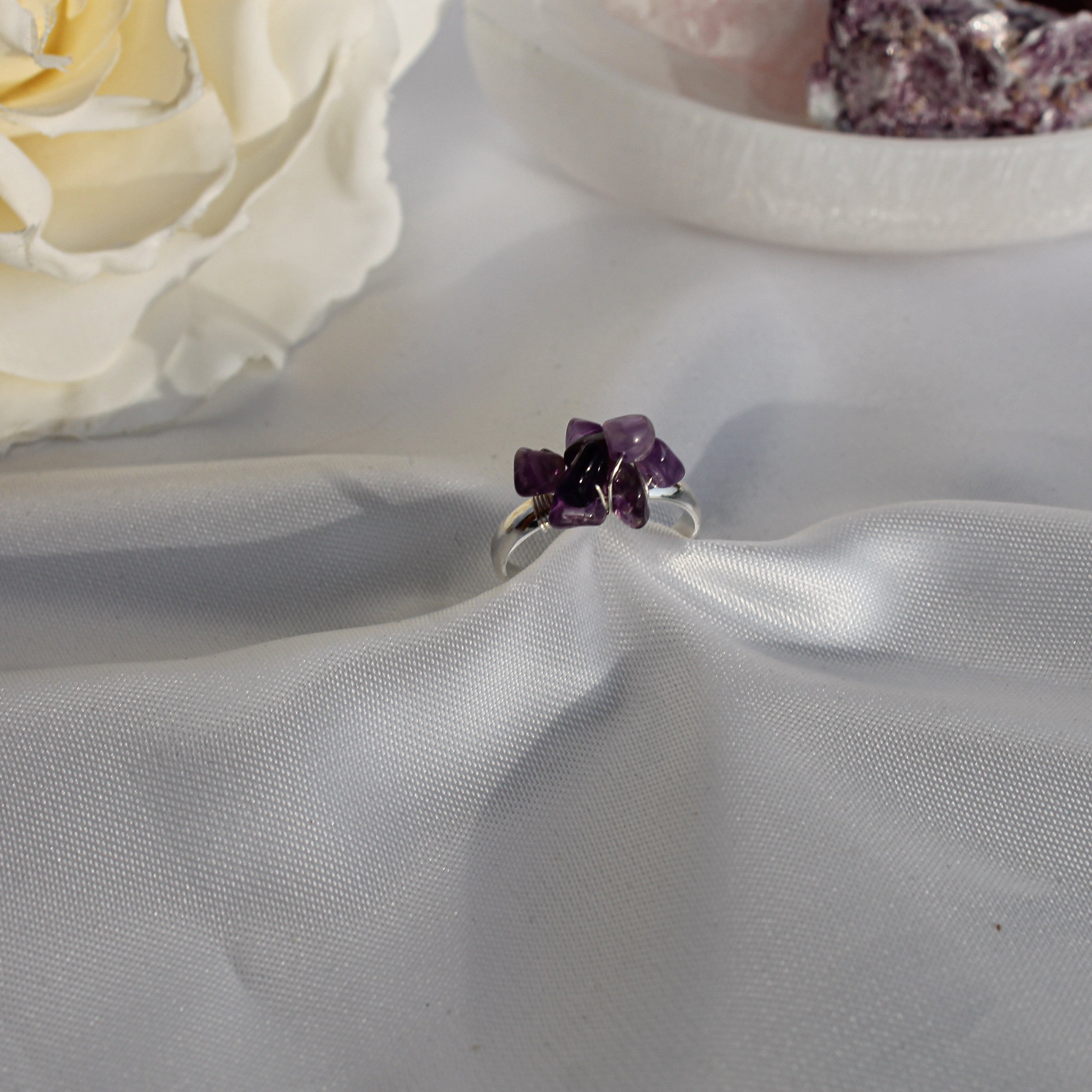 Anello pepite di pietre