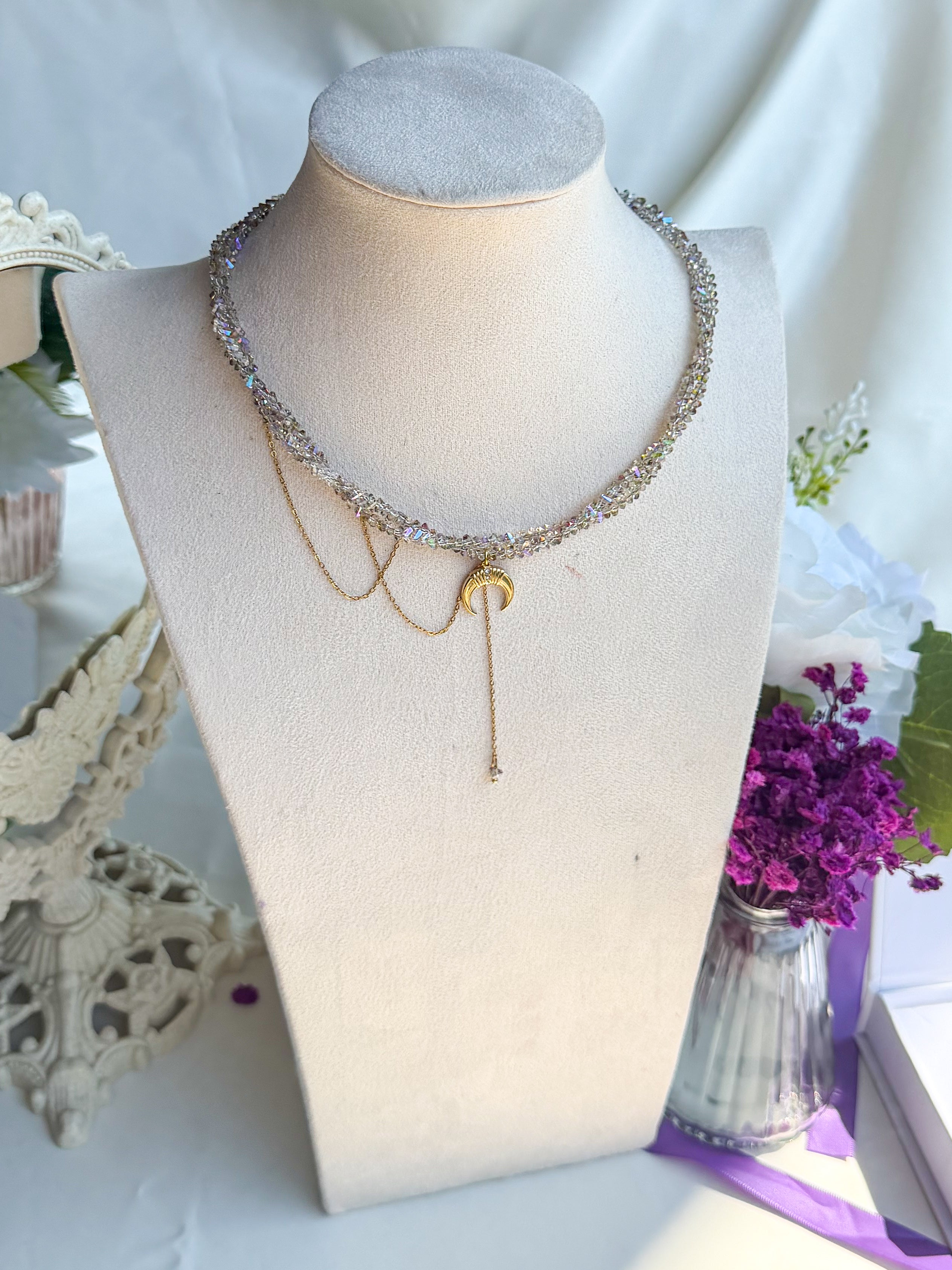 Collana Aurora Boreale Gold