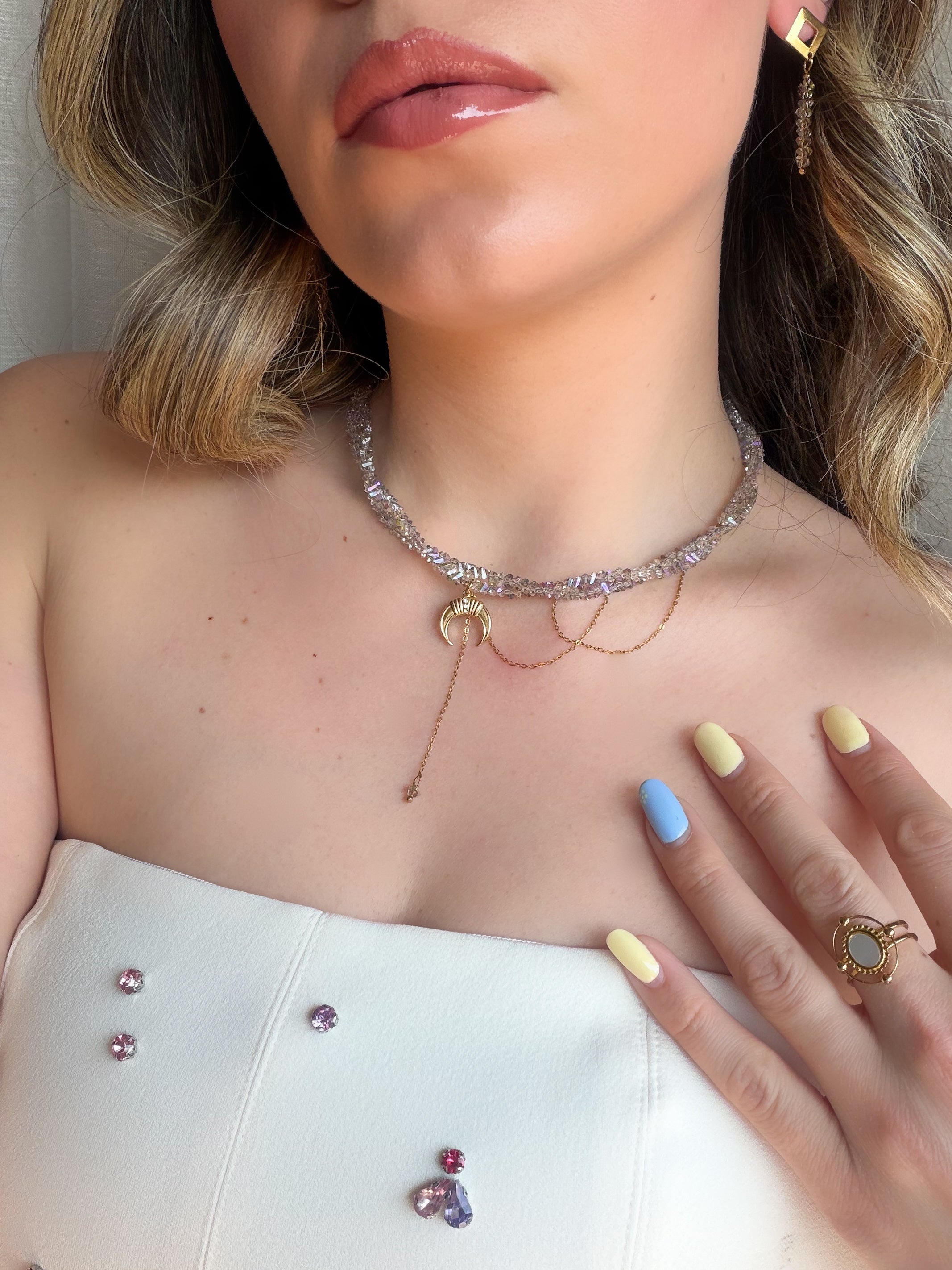 Collana Aurora Boreale Gold