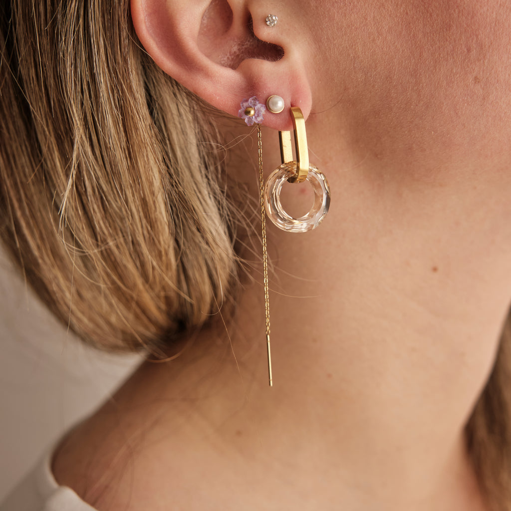 Illumina Gold Earrings