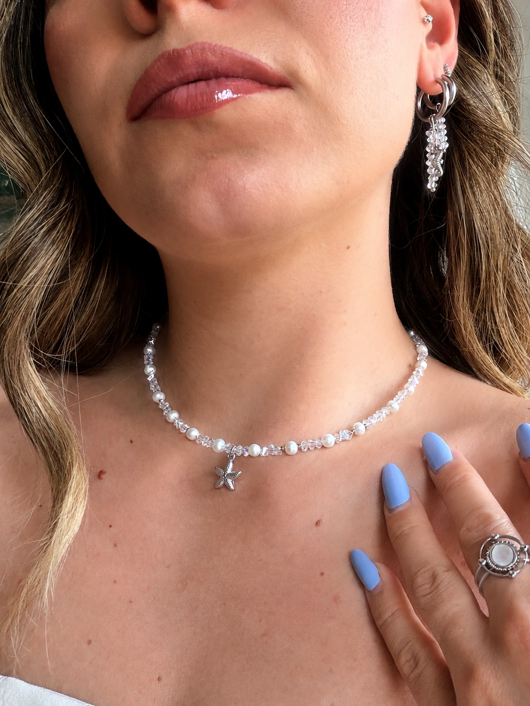 Collana Stella Marina Silver