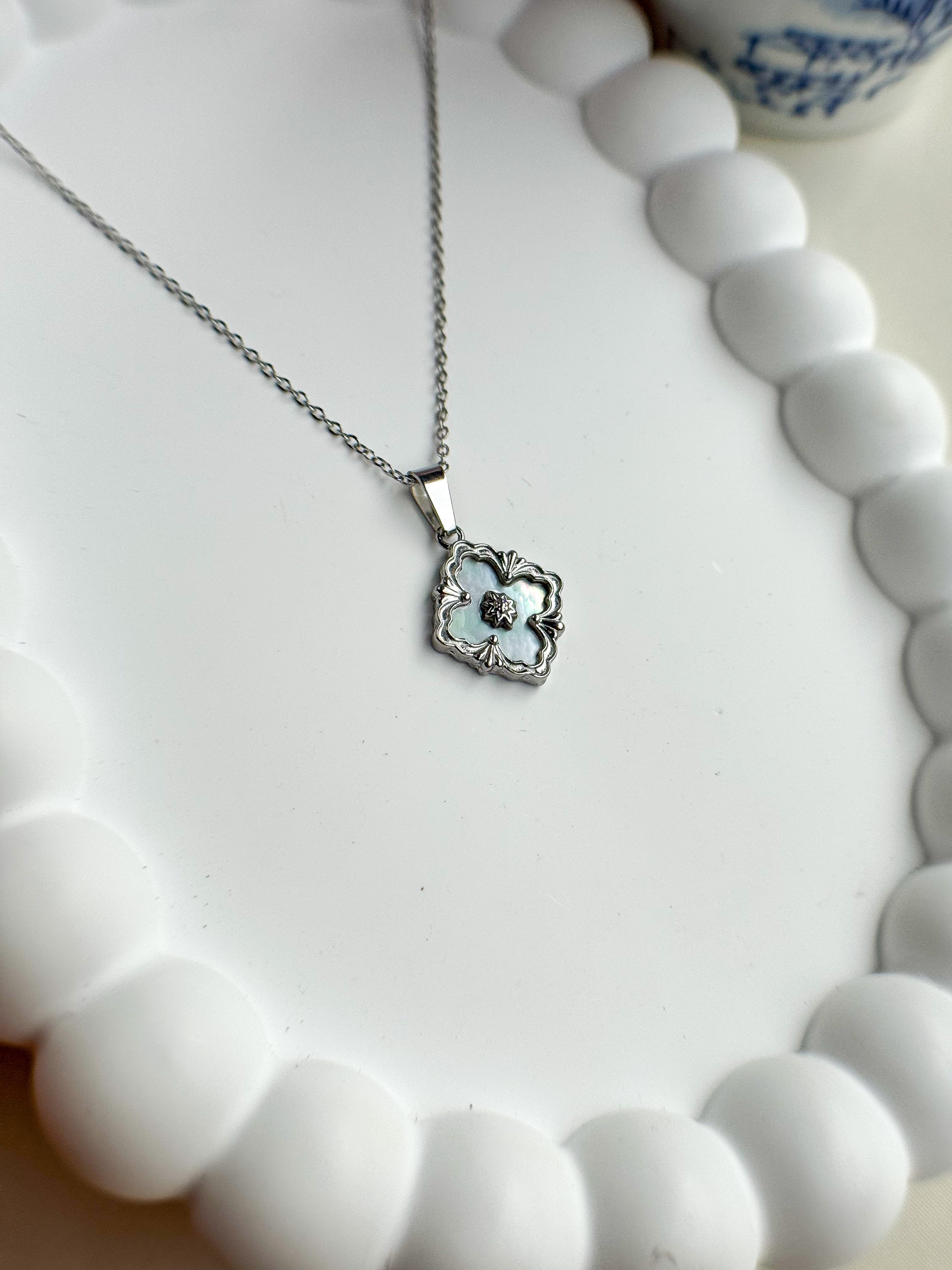 Collana Fiore Silver