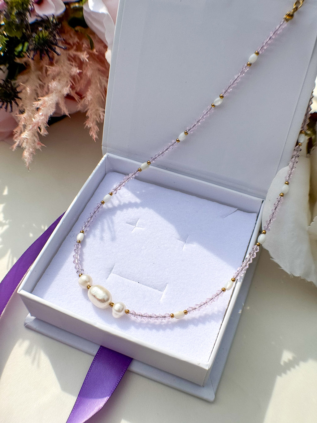 Collana Cristalli Gold