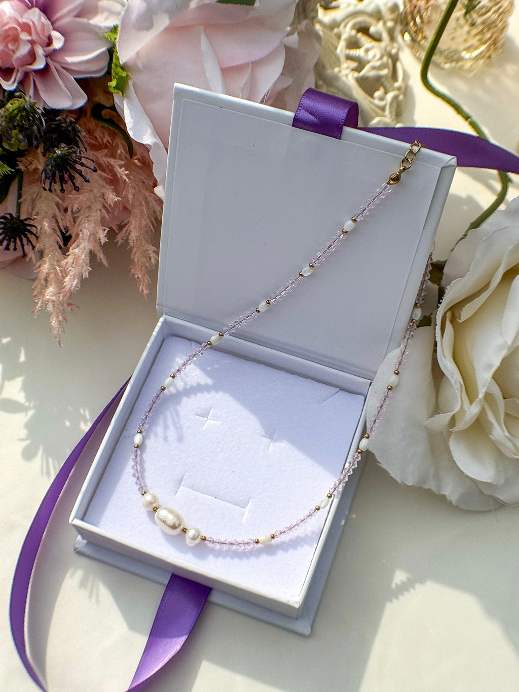 Collana Cristalli Gold