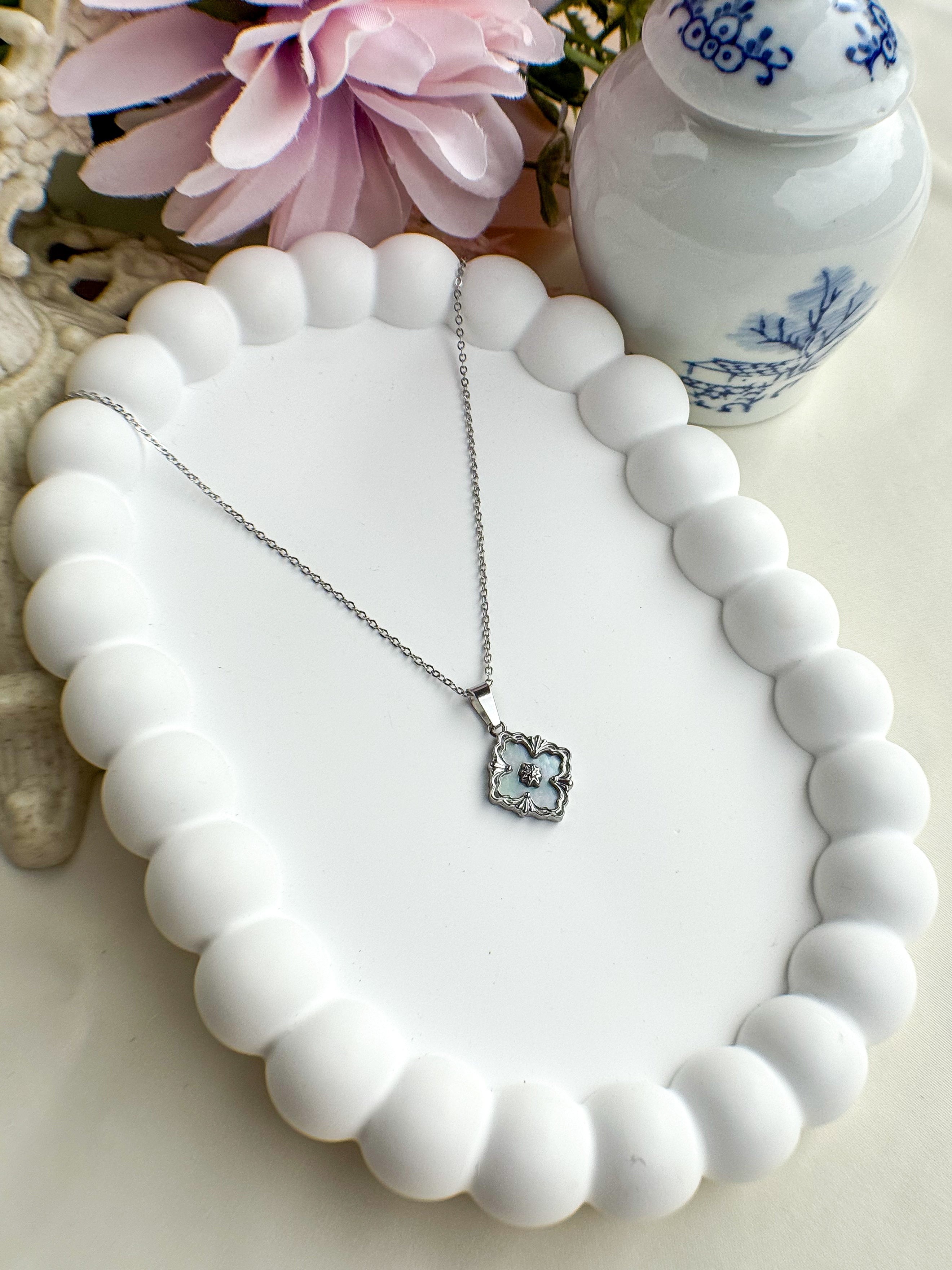 Collana Fiore Silver