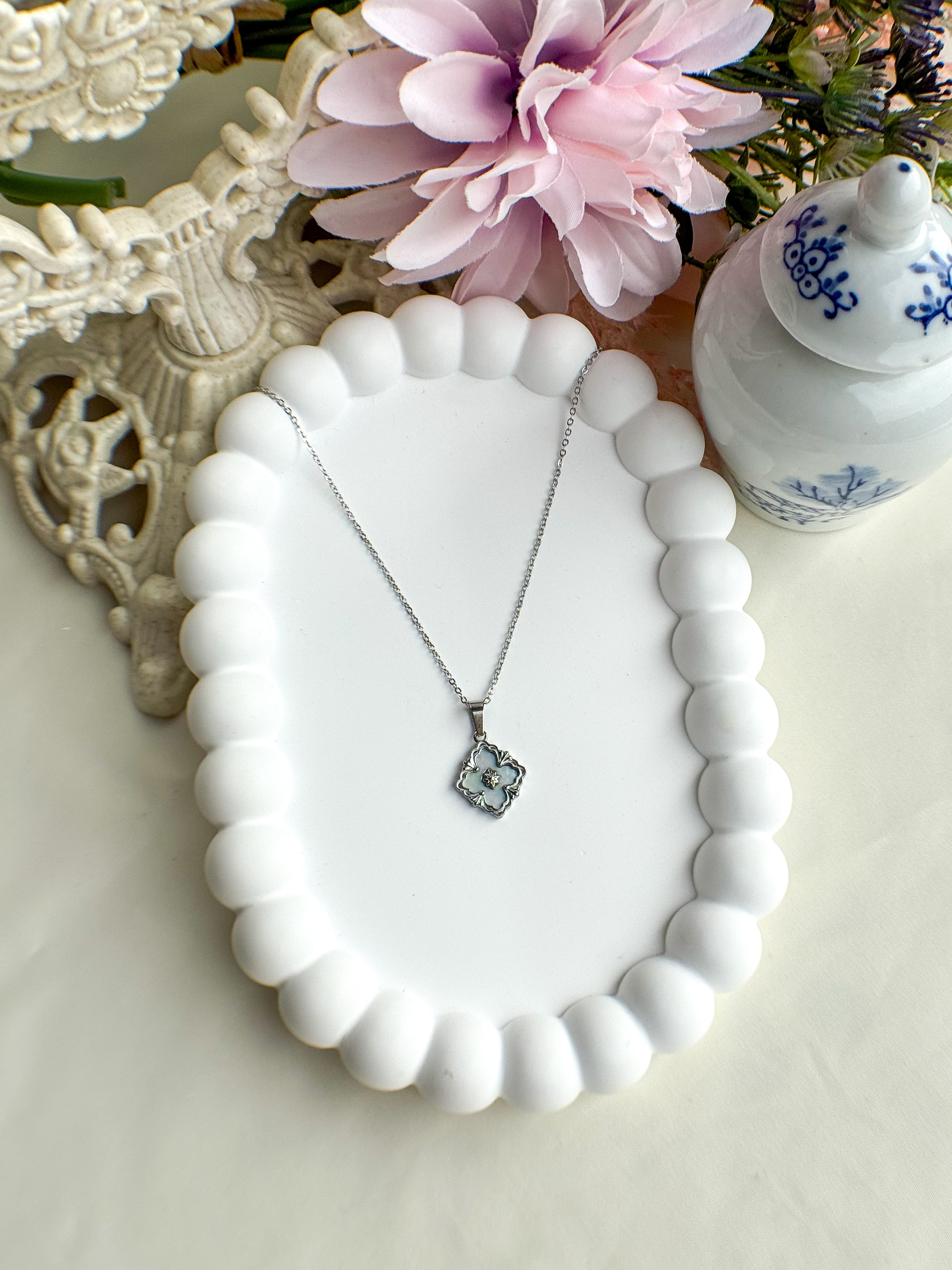 Collana Fiore Silver