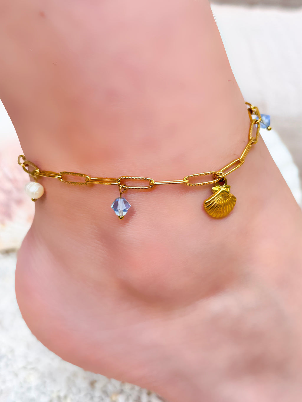 Cavigliera Conchiglia gold