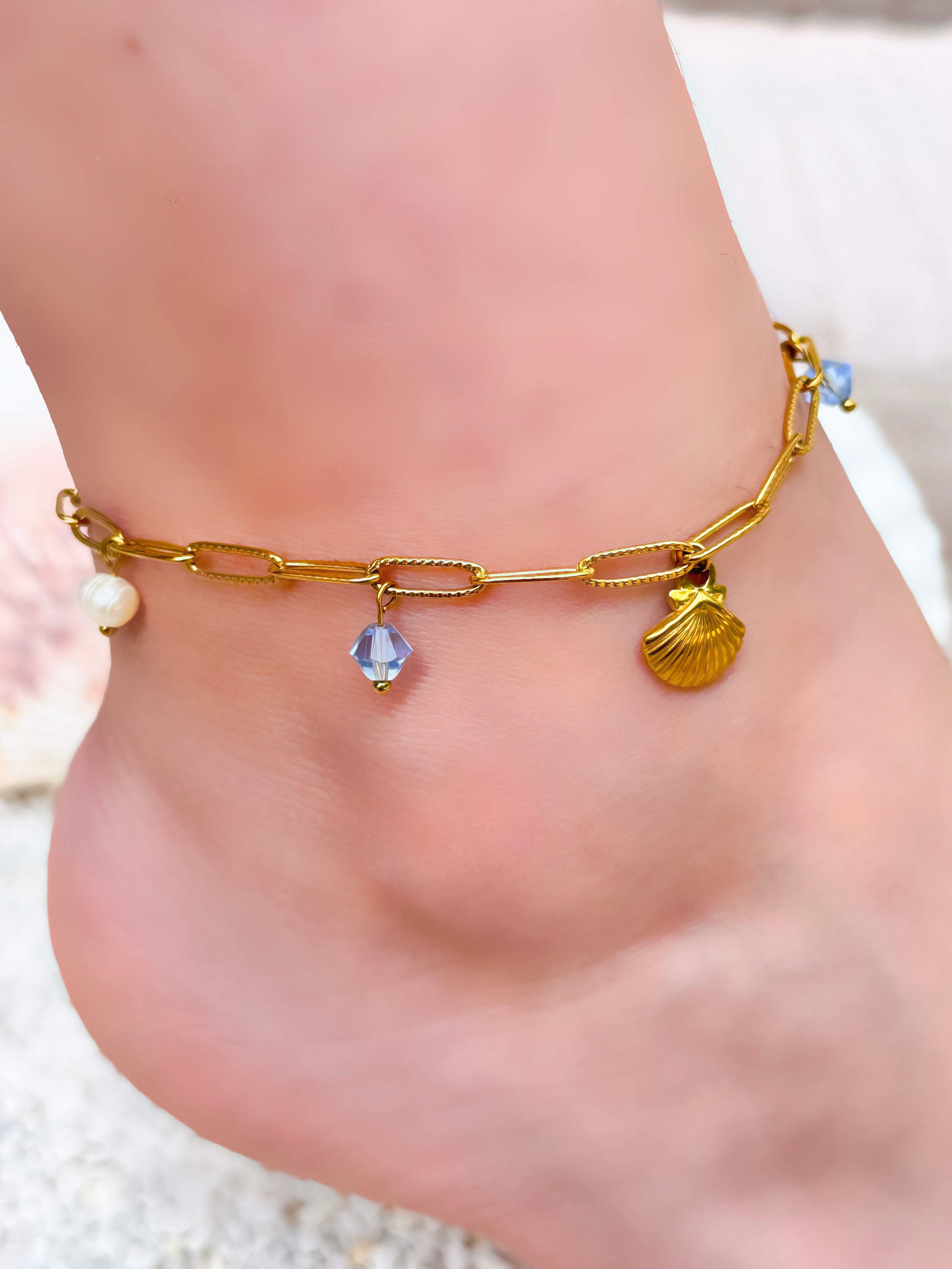 Cavigliera Conchiglia gold