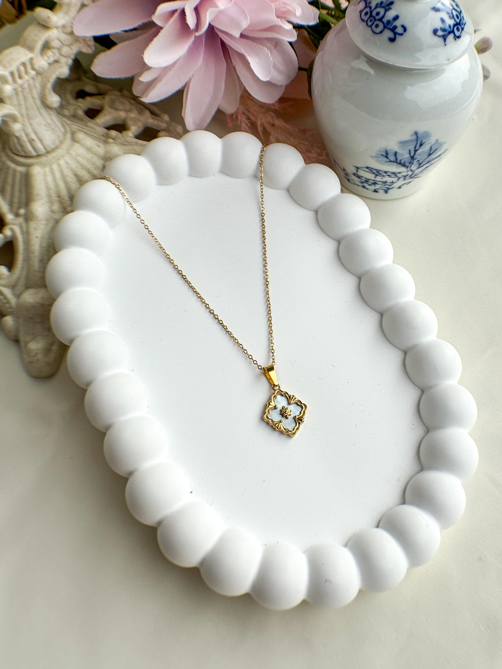 Gold Flower Necklace