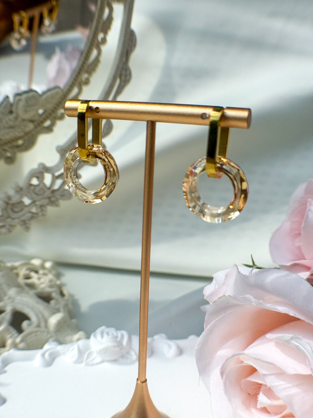 Illumina Gold Earrings