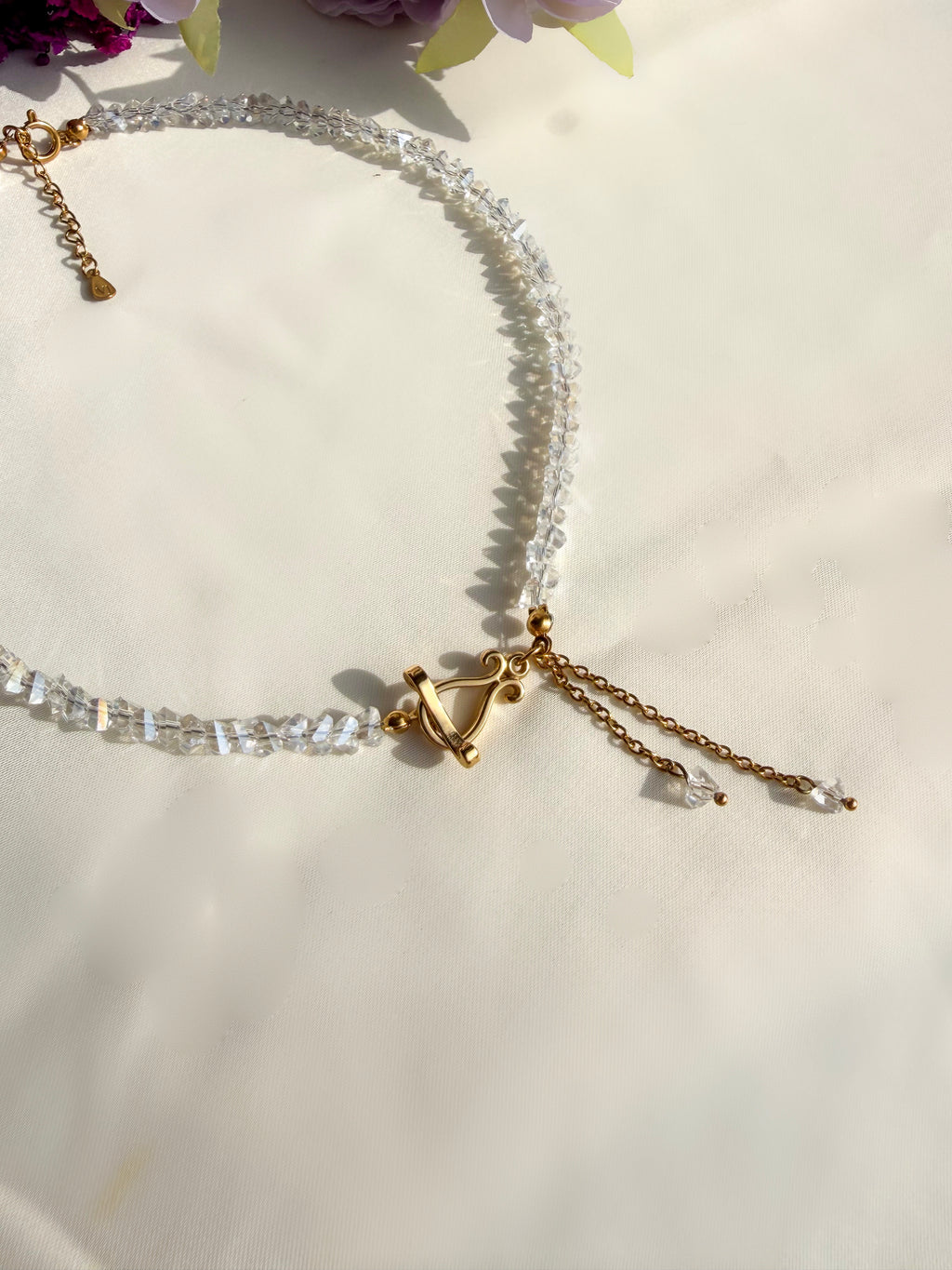 Collana Cristalli Gold