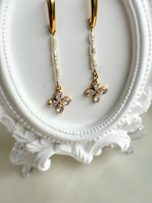 Orecchino Fiore Gold