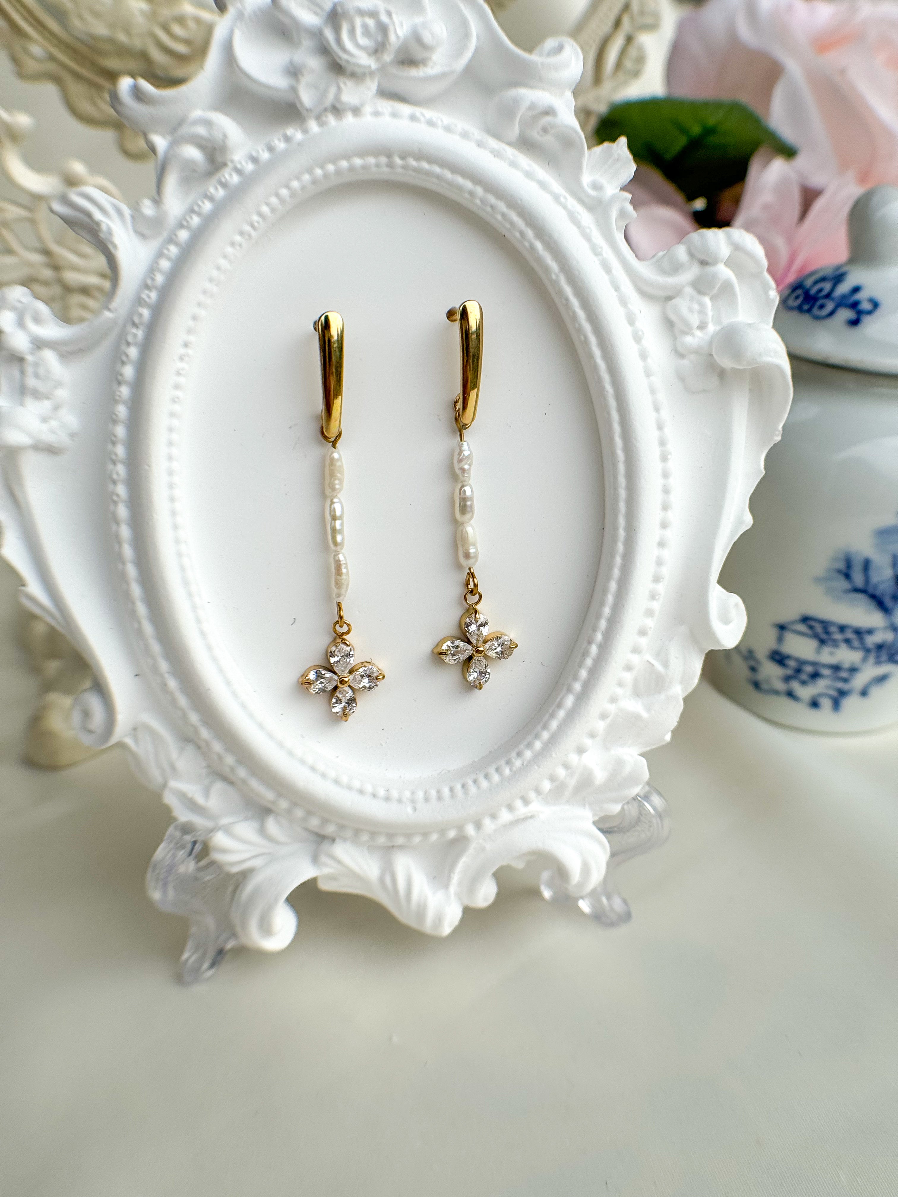 Orecchino Fiore Gold