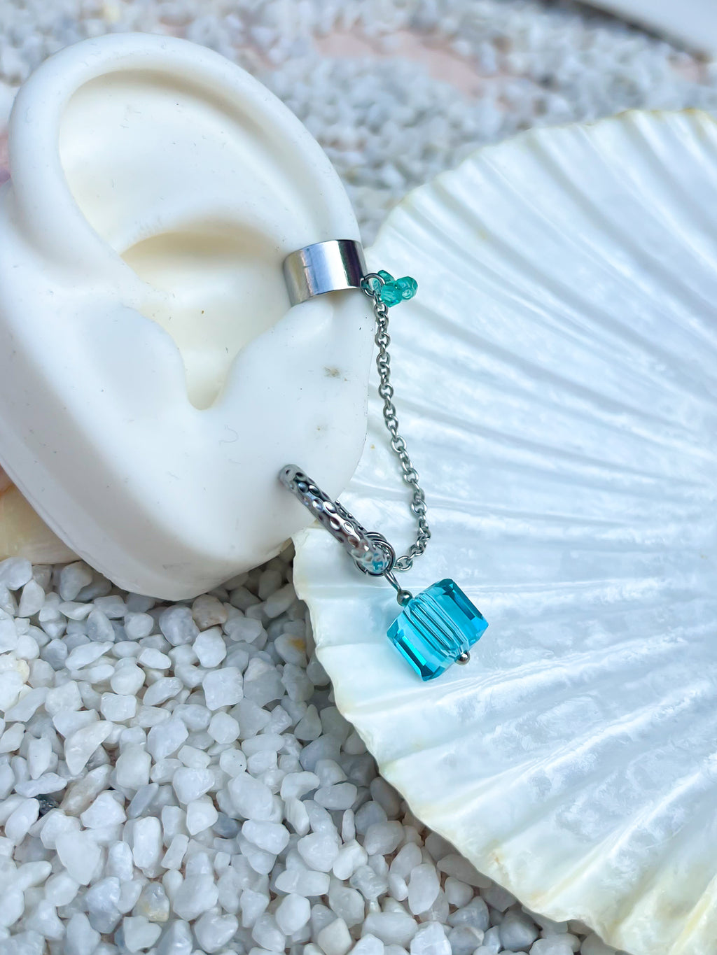 Orecchino Marea silver