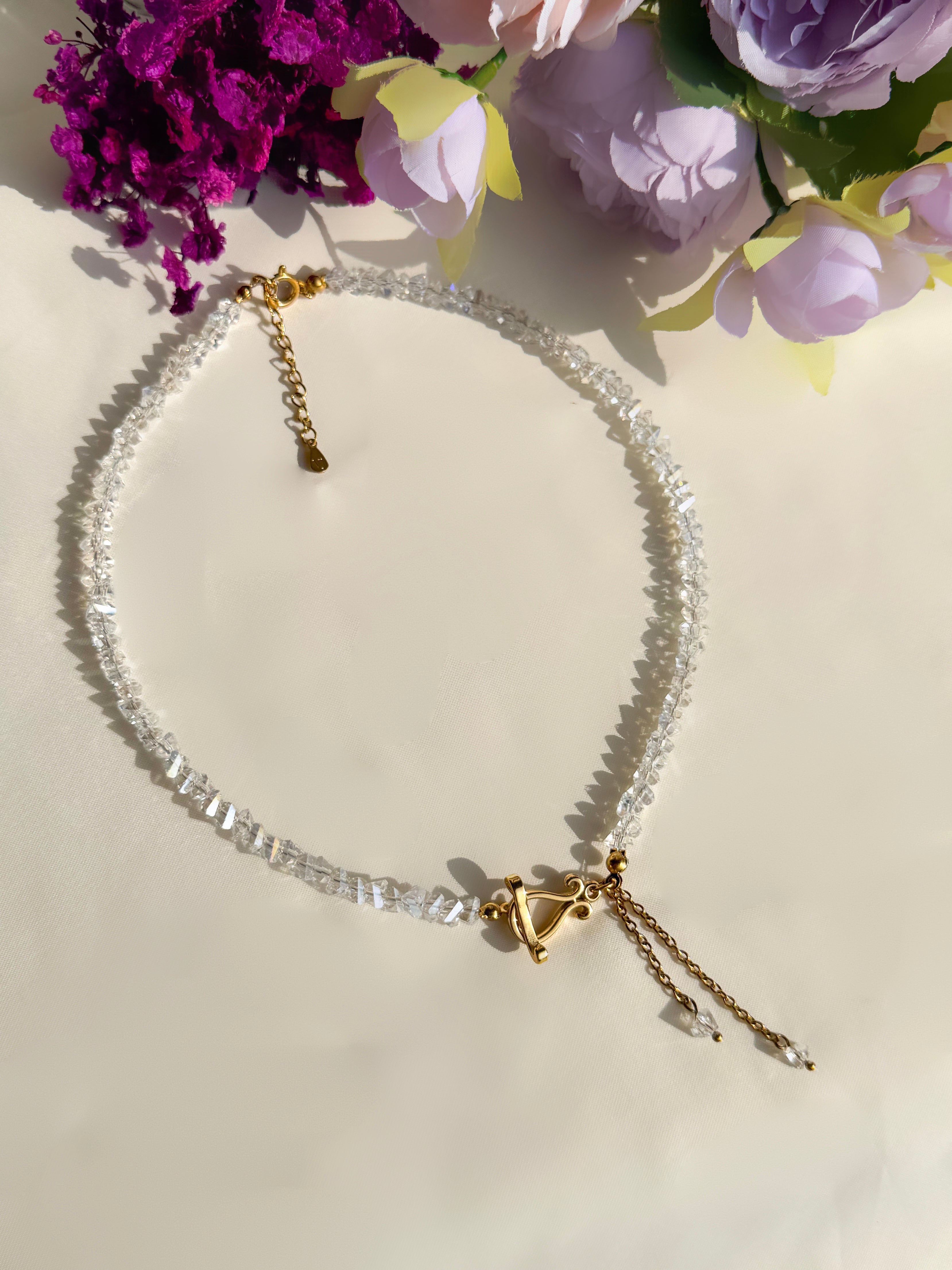 Collana Cristalli Gold