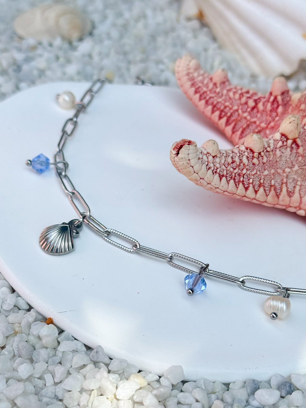 Cavigliera Conchiglia silver